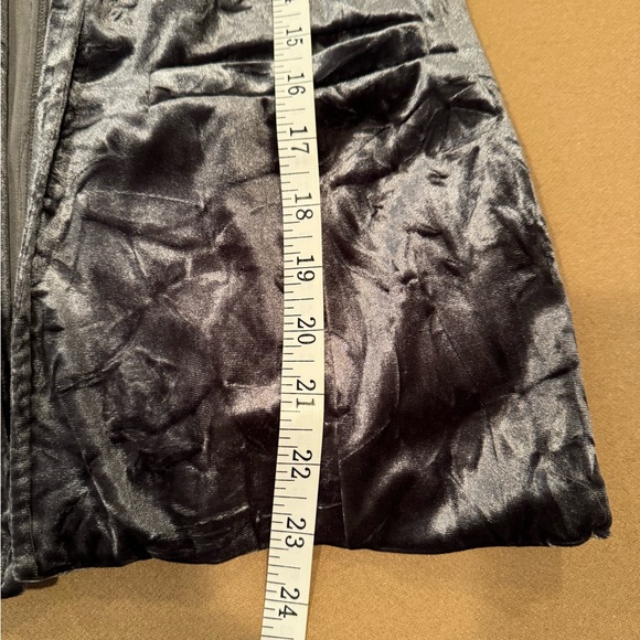 Lola & Sophie Grey Crushed Velvet Blazer - Size X-Small - Picture 11 of 11